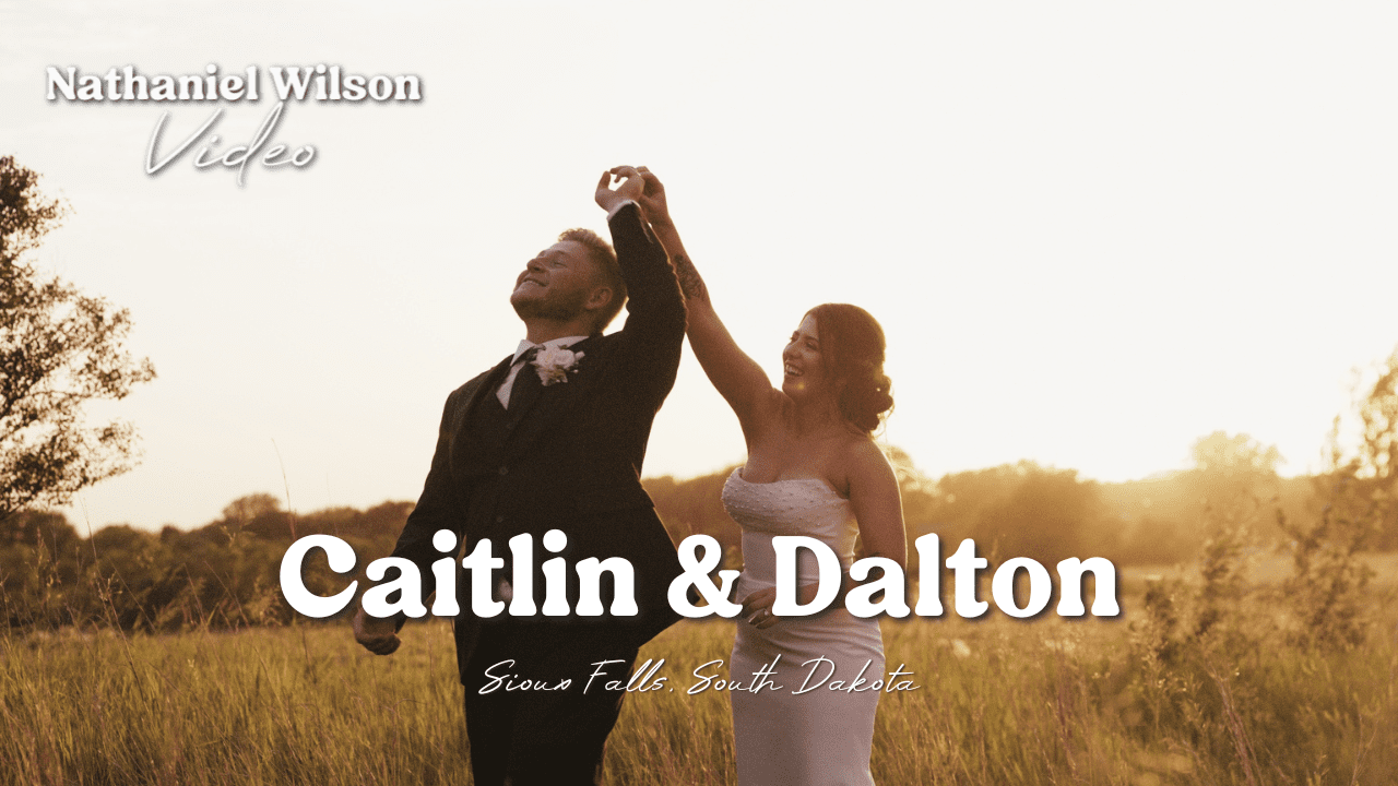 A couple celebrating their wedding in Sioux Falls, South Dakota, who booked Nathaniel Wilson Video as their wedding videographer.
